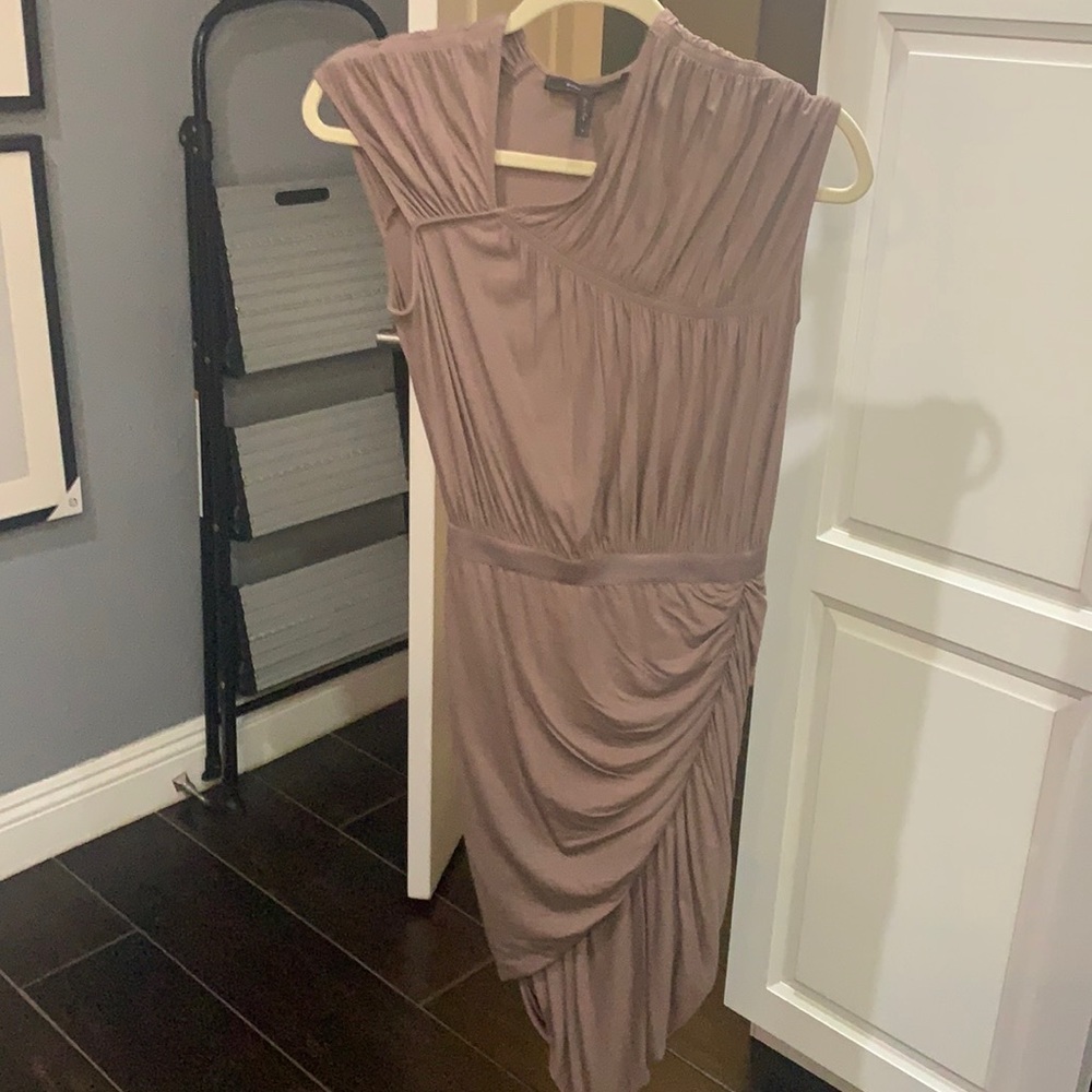 BCBG MAXAZRIA RUCHED SHORT dodycon DRESS